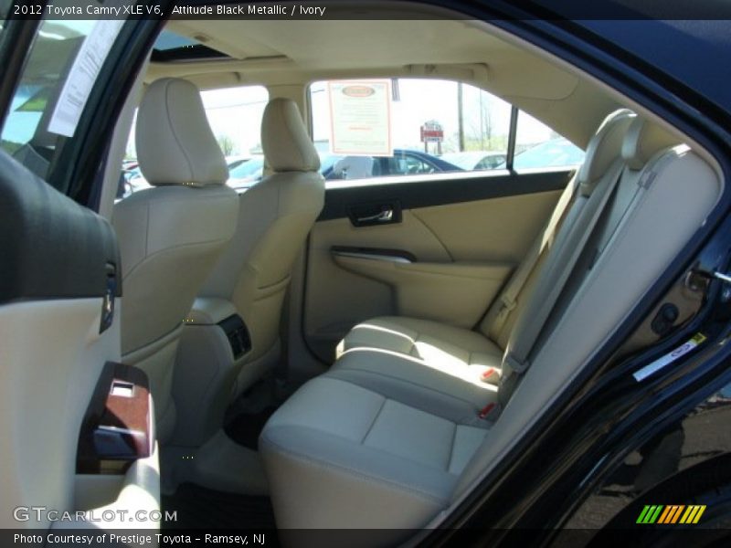 Attitude Black Metallic / Ivory 2012 Toyota Camry XLE V6