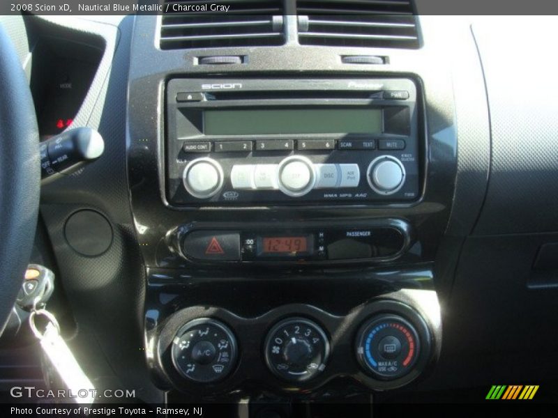 Nautical Blue Metallic / Charcoal Gray 2008 Scion xD