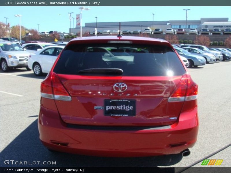 Barcelona Red Metallic / Gray 2010 Toyota Venza AWD