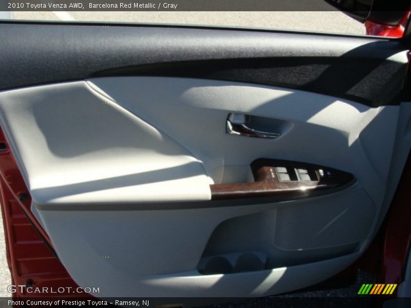 Barcelona Red Metallic / Gray 2010 Toyota Venza AWD