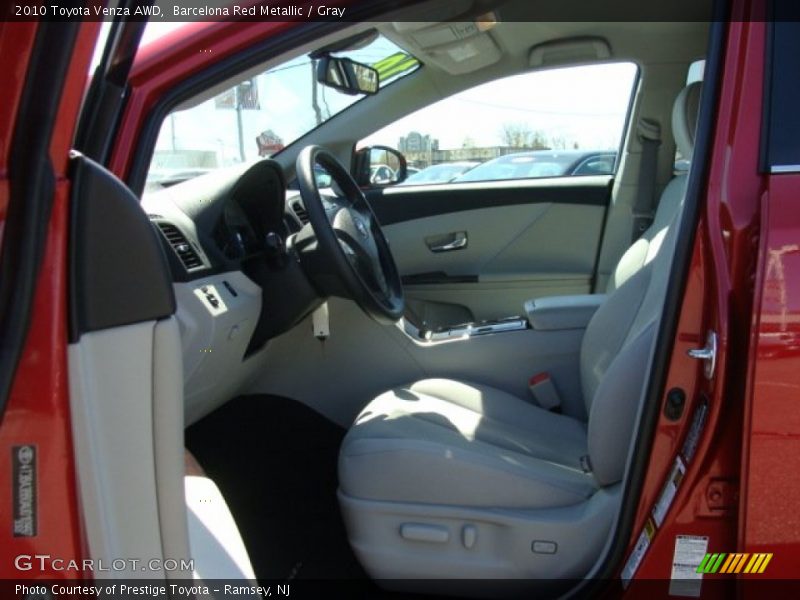 Barcelona Red Metallic / Gray 2010 Toyota Venza AWD