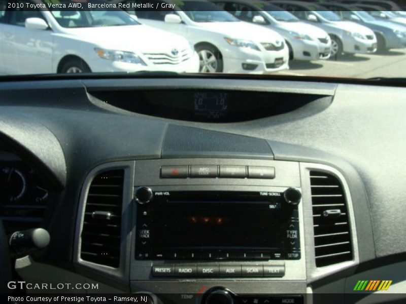 Barcelona Red Metallic / Gray 2010 Toyota Venza AWD