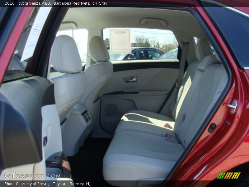 Barcelona Red Metallic / Gray 2010 Toyota Venza AWD