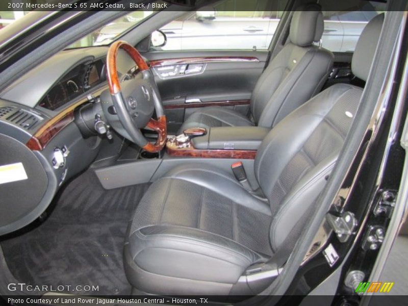 Black / Black 2007 Mercedes-Benz S 65 AMG Sedan
