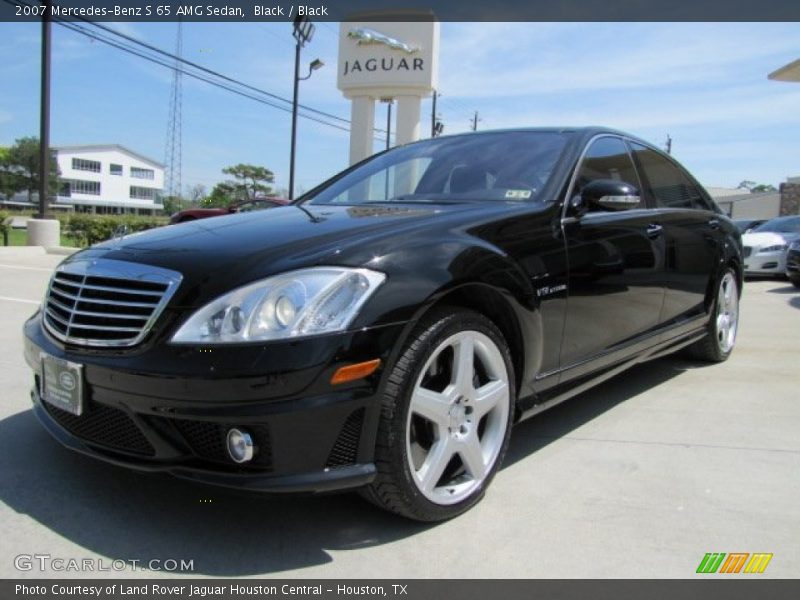 Black / Black 2007 Mercedes-Benz S 65 AMG Sedan