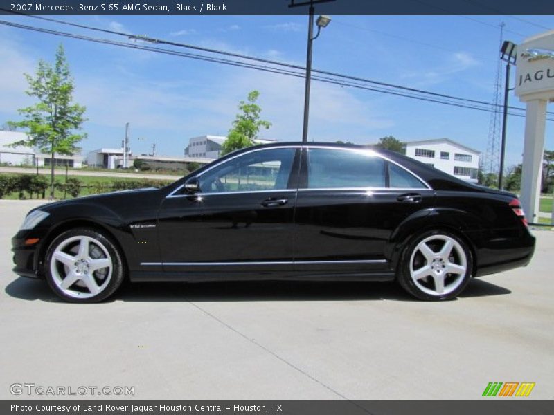 Black / Black 2007 Mercedes-Benz S 65 AMG Sedan