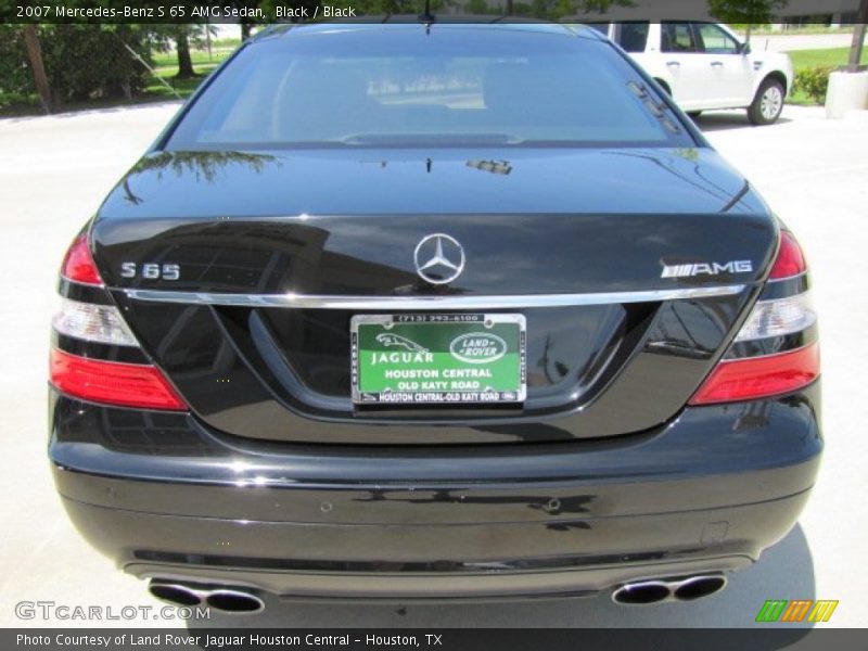 Black / Black 2007 Mercedes-Benz S 65 AMG Sedan