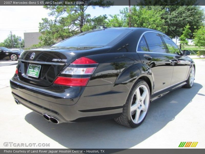 Black / Black 2007 Mercedes-Benz S 65 AMG Sedan