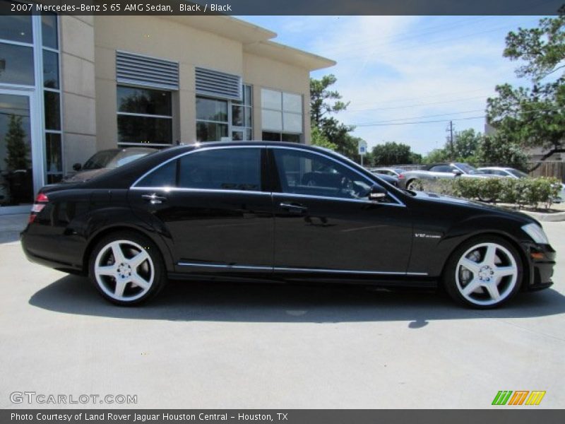 Black / Black 2007 Mercedes-Benz S 65 AMG Sedan