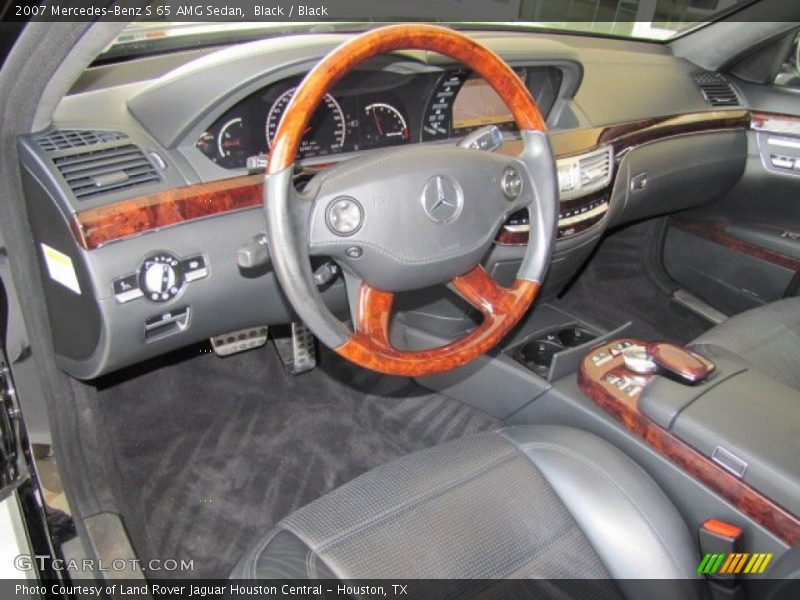 Black / Black 2007 Mercedes-Benz S 65 AMG Sedan