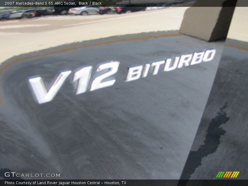 Black / Black 2007 Mercedes-Benz S 65 AMG Sedan