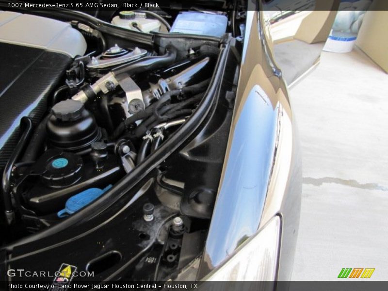 Black / Black 2007 Mercedes-Benz S 65 AMG Sedan