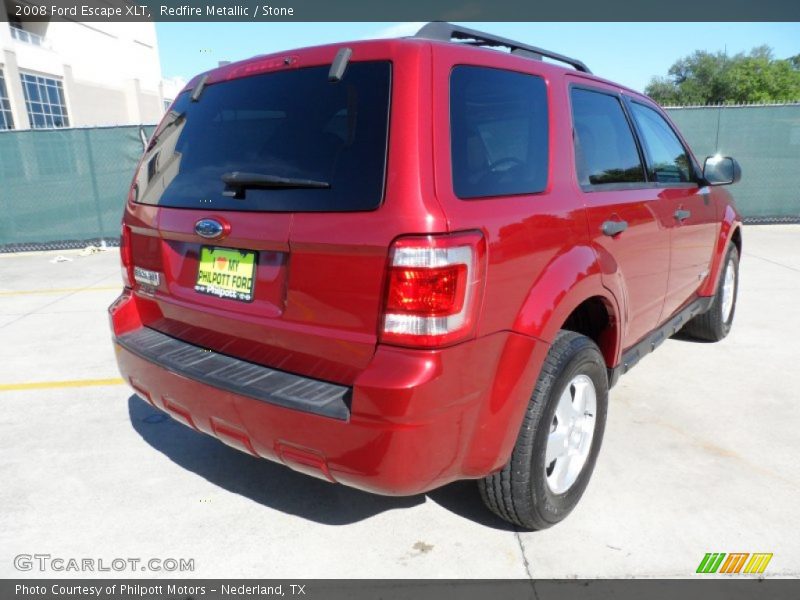 Redfire Metallic / Stone 2008 Ford Escape XLT