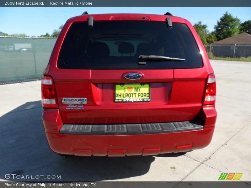 Redfire Metallic / Stone 2008 Ford Escape XLT