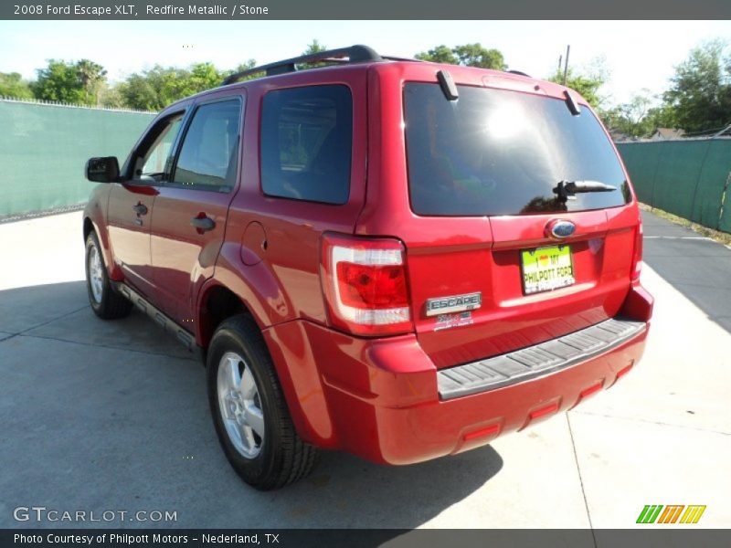 Redfire Metallic / Stone 2008 Ford Escape XLT