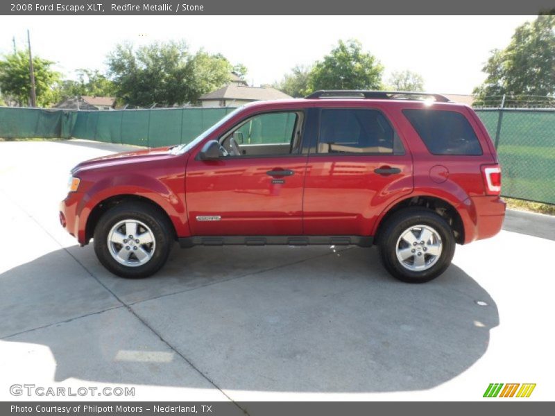Redfire Metallic / Stone 2008 Ford Escape XLT