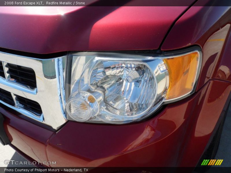 Redfire Metallic / Stone 2008 Ford Escape XLT