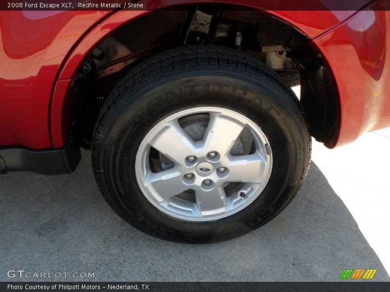 Redfire Metallic / Stone 2008 Ford Escape XLT