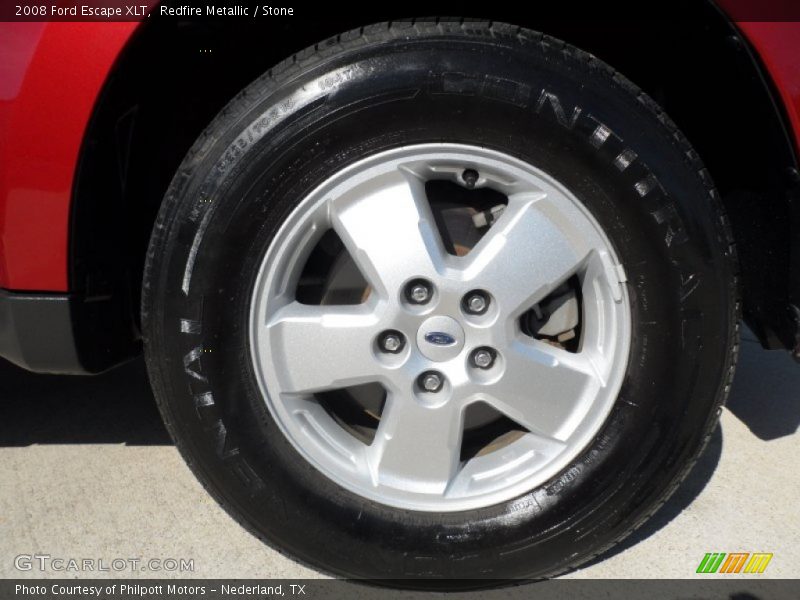 Redfire Metallic / Stone 2008 Ford Escape XLT