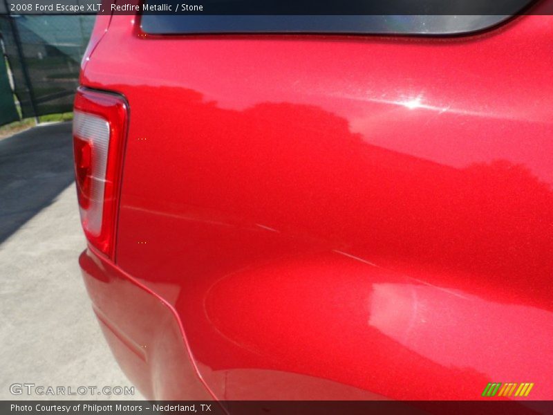 Redfire Metallic / Stone 2008 Ford Escape XLT