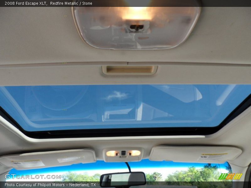 Redfire Metallic / Stone 2008 Ford Escape XLT