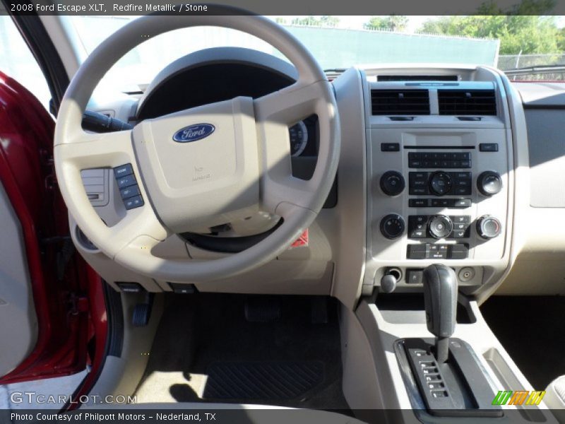 Redfire Metallic / Stone 2008 Ford Escape XLT