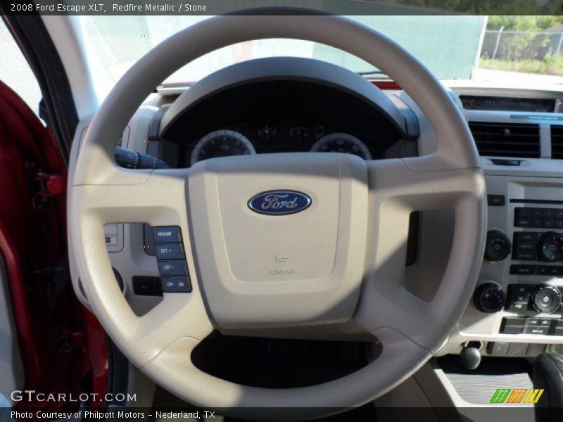 Redfire Metallic / Stone 2008 Ford Escape XLT