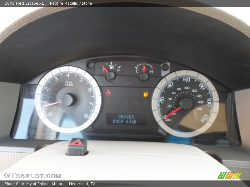 Redfire Metallic / Stone 2008 Ford Escape XLT