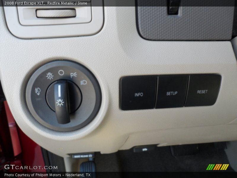 Redfire Metallic / Stone 2008 Ford Escape XLT