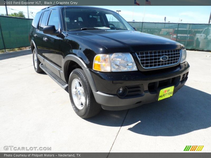 Black / Graphite Grey 2003 Ford Explorer XLT