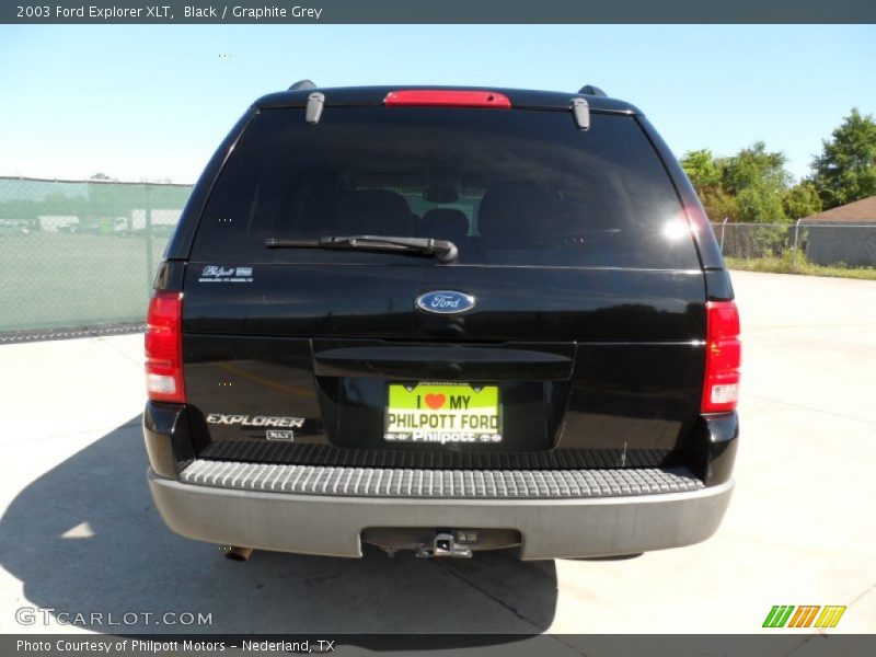 Black / Graphite Grey 2003 Ford Explorer XLT