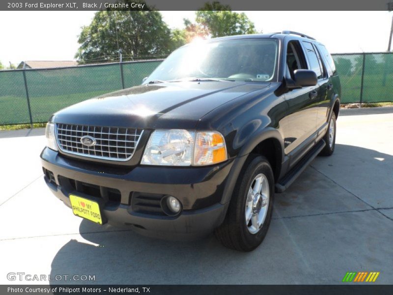Black / Graphite Grey 2003 Ford Explorer XLT