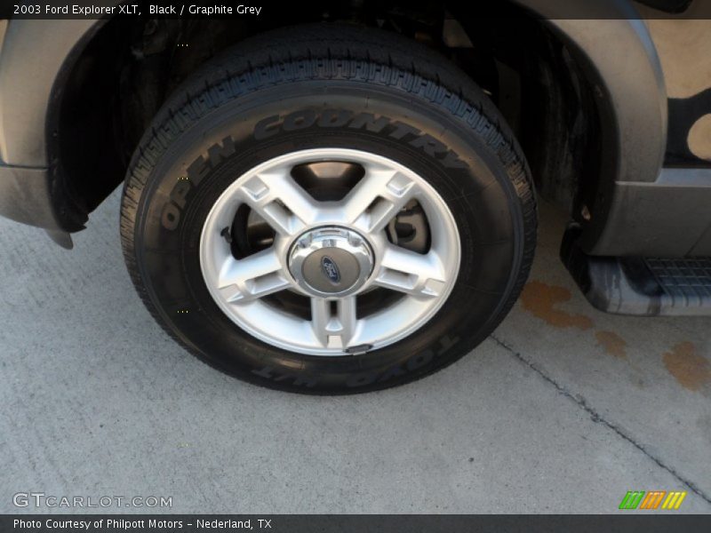 Black / Graphite Grey 2003 Ford Explorer XLT