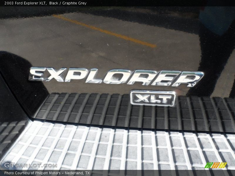 Black / Graphite Grey 2003 Ford Explorer XLT
