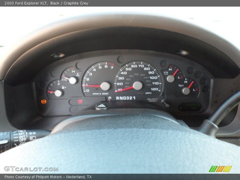 Black / Graphite Grey 2003 Ford Explorer XLT