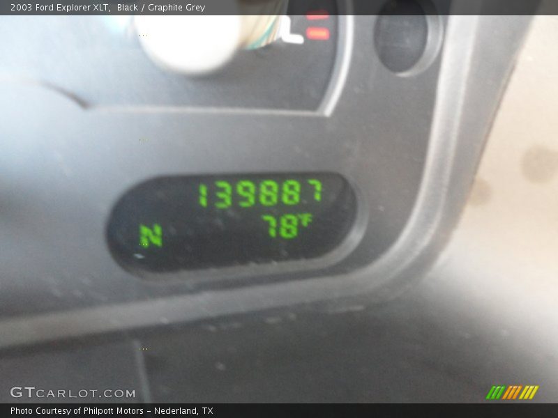Black / Graphite Grey 2003 Ford Explorer XLT