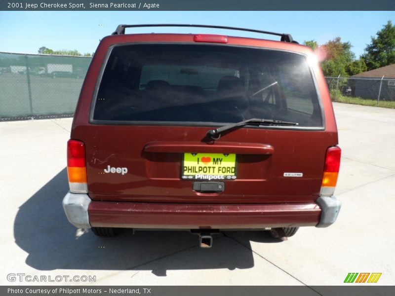 Sienna Pearlcoat / Agate 2001 Jeep Cherokee Sport
