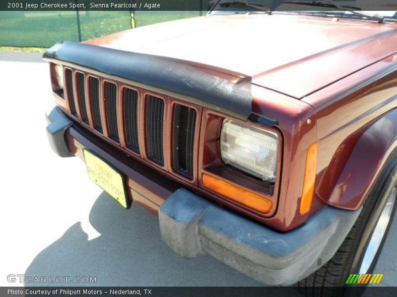 Sienna Pearlcoat / Agate 2001 Jeep Cherokee Sport
