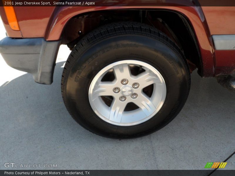 Sienna Pearlcoat / Agate 2001 Jeep Cherokee Sport
