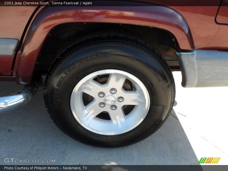 Sienna Pearlcoat / Agate 2001 Jeep Cherokee Sport