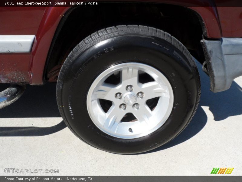 Sienna Pearlcoat / Agate 2001 Jeep Cherokee Sport