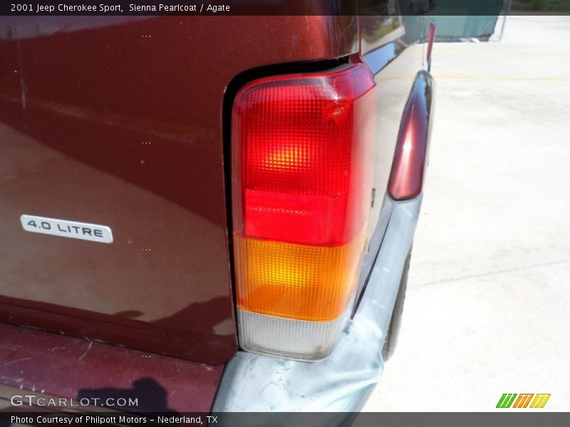 Sienna Pearlcoat / Agate 2001 Jeep Cherokee Sport