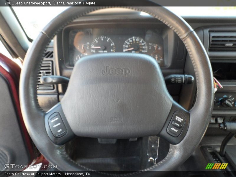 Sienna Pearlcoat / Agate 2001 Jeep Cherokee Sport
