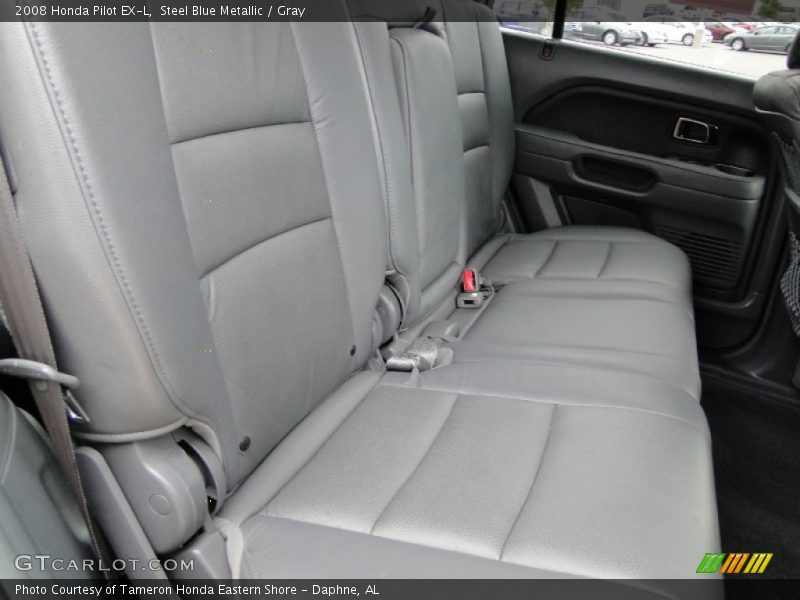 Steel Blue Metallic / Gray 2008 Honda Pilot EX-L