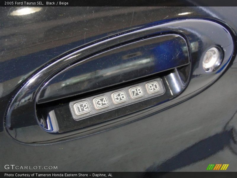 Black / Beige 2005 Ford Taurus SEL