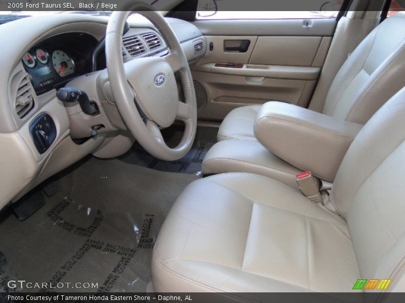 Black / Beige 2005 Ford Taurus SEL