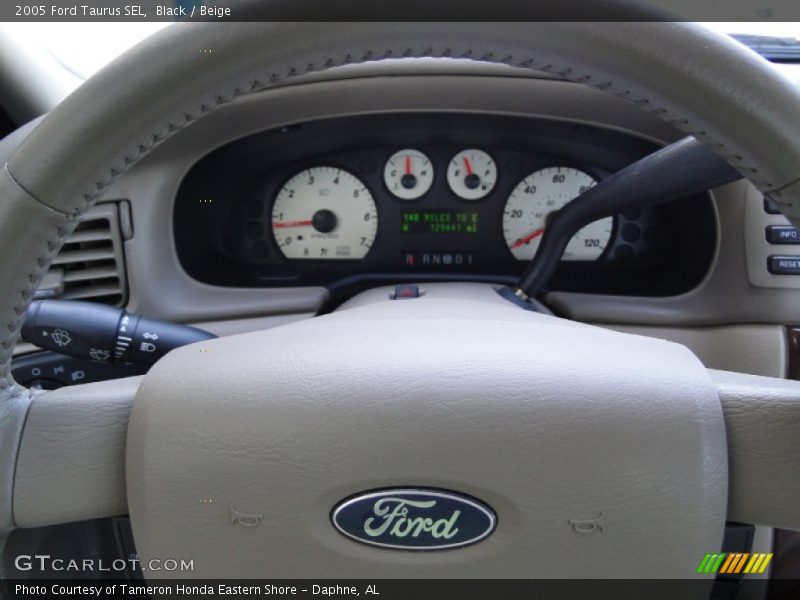 Black / Beige 2005 Ford Taurus SEL