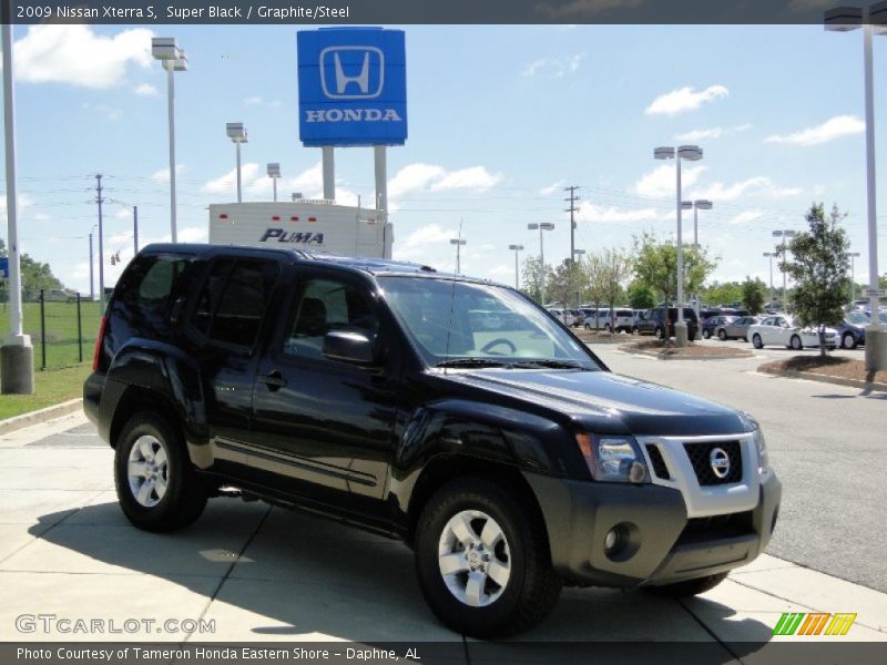 Super Black / Graphite/Steel 2009 Nissan Xterra S