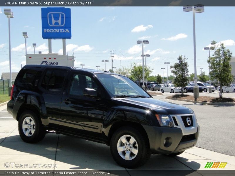 Super Black / Graphite/Steel 2009 Nissan Xterra S