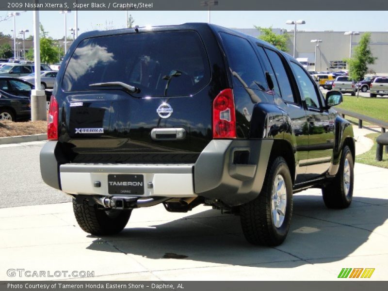 Super Black / Graphite/Steel 2009 Nissan Xterra S